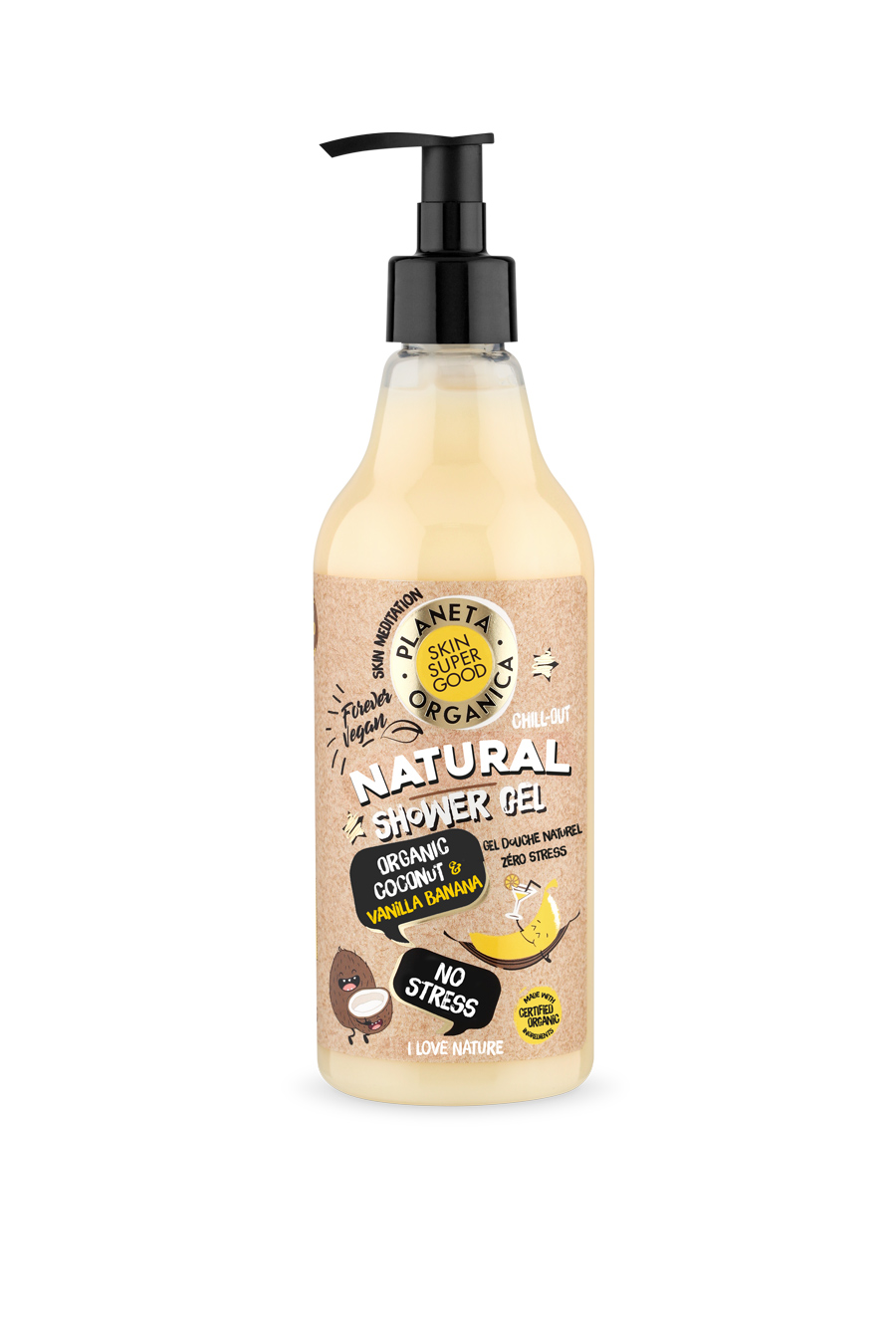 Organic Shower Gel No stress